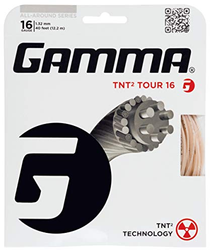 Gamma TNT2 Tour 16G Tennissaite, Natur von Gamma