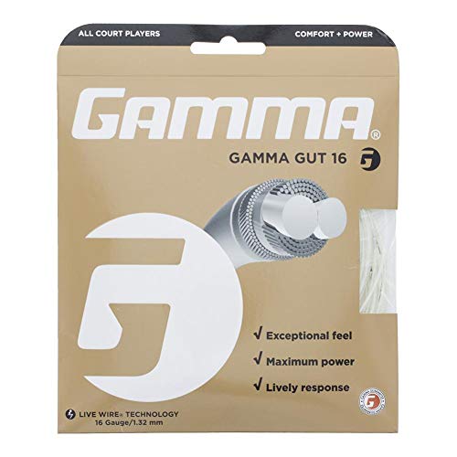Gamma Tennissaite Gut 12,2 m Set 16 (1.32 mm) von Gamma