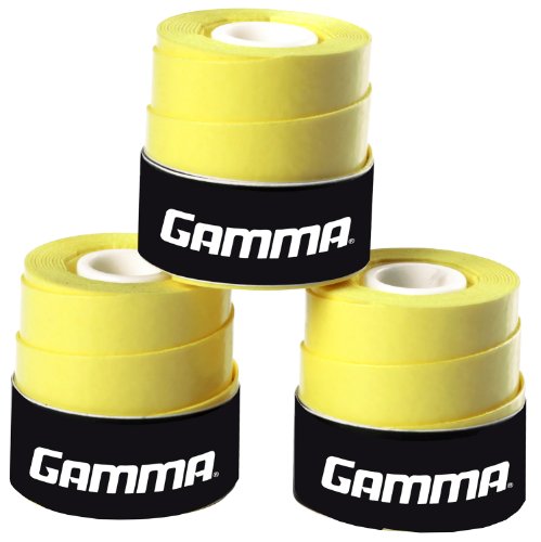 Gamma Übergriffband Grip 2 Overgrip Gelb von Gamma