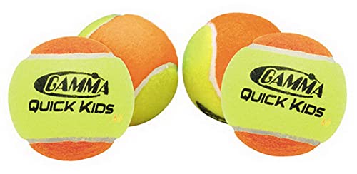 Gamma Unisex-Erwachsene 60-60 Stück Übergangsbälle, Quick Kids 60 (50% langsamere Geschwindigkeiten), Balls von Gamma