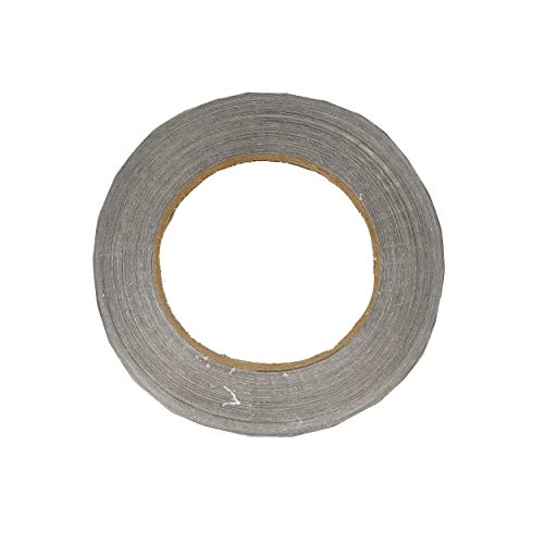 Gamma Unisex – Erwachsene Bleiband 1 Rolle 12,7mm-Silber Schlägerzubehör, Silver von Gamma