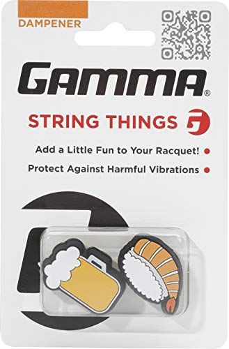 Gamma String Things Bier, Shrimp Sushi Dämpfer Im Doppelpack-Orange, Weiß Schlägerzubehör, Multi von Gamma