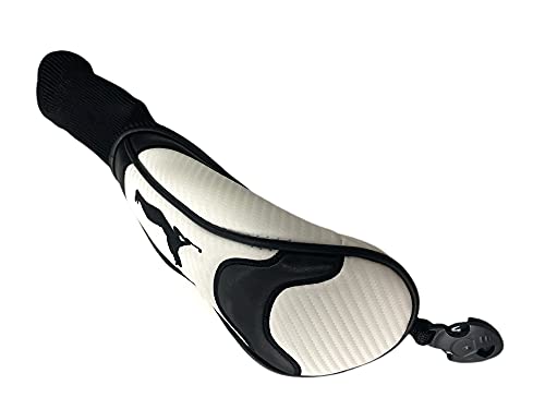 Gamola Golf Premium Universal Schlägerhaube mit Socke (geeignet für Ping, TaylorMade, Titleist, Callaway) (Weiß, Rescue Cover) von Gamola Golf