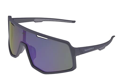 Gamswild WS4042 Sonnenbrille Skibrille Fahrradbrille Damen Herren Unisex | lila | beere | schwarz-blau | schwarz-rot | grün von Gamswild