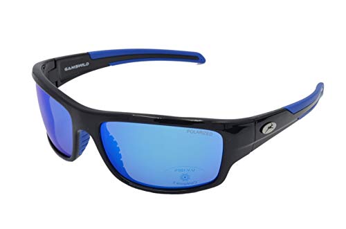 Gamswild WS6034 Sonnenbrille Sportbrille Fahrradbrille Skibrille Damen Herren Unisex Glasfarbe | grün-türkis | blau | grau | schwarz | braun, Farbe: Blau von Gamswild