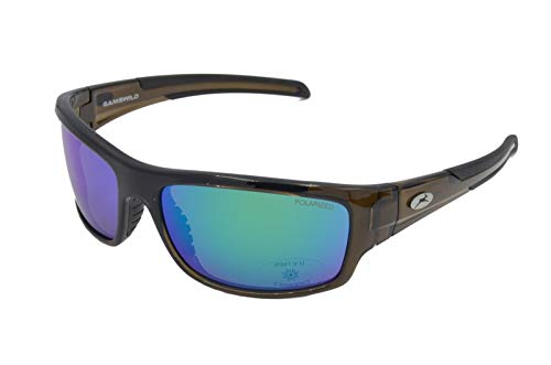 Gamswild WS6034 Sonnenbrille Sportbrille Fahrradbrille Skibrille Damen Herren Unisex Glasfarbe | grün-türkis | blau | grau | schwarz | braun, Farbe: Grün/Türkis von Gamswild