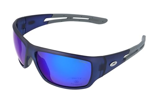 Gamswild WS7127 Sonnenbrille polarisiert GAMSSTYLE Fahrradbrille Skibrille Mode Brille Damen Herren Unisex | grau | schwarz| blau |, Farbe: Blau von Gamswild