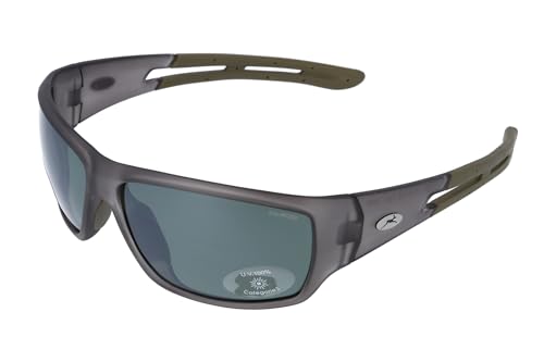 Gamswild WS7127 Sonnenbrille polarisiert GAMSSTYLE Fahrradbrille Skibrille Mode Brille Damen Herren Unisex | grau | schwarz| blau |, Farbe: Grau von Gamswild