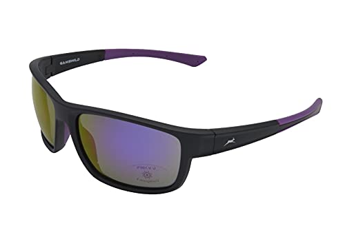 Gamswild WS7532 Sonnenbrille Sportbrille Skibrille Herren Damen Fahrradbrille Unisex | grau-transparent | grün-türkis | pink | grau-beige, Farbe: Pink cat.3 von Gamswild