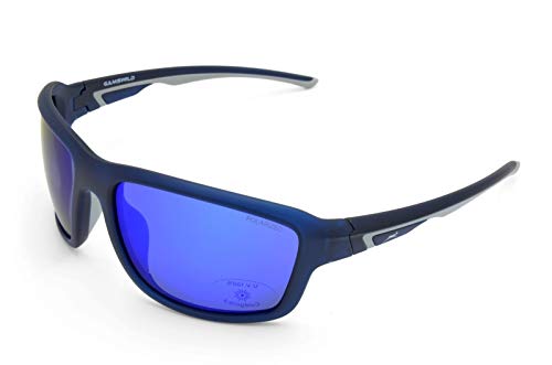 Gamswild WS7536 Sonnenbrille Sportbrille Skibrille Damen Herren Fahrradbrille Unisex | blau | braun | pink-orange | grün-türkis, Farbe: Blau von Gamswild