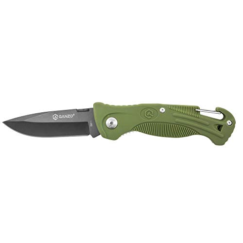 Ganzo Messer G611 Grifffarbe: Grün - Klingenlänge: 7,5 cm - Verschlussart: Liner Lock - Klingenstahl: 420C von Ganzo
