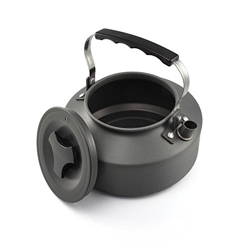 Ganzoo Campingkocher Wasserkocher Teekocher aus extrem leichten eloxiertem Aluminium, Marke von Ganzoo