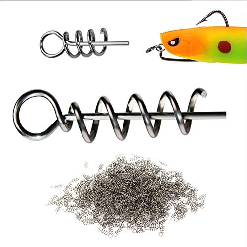 Gaodpz 50-100pcs / Angeln harten Köder verwendet for Spiral Fischköder 1.5cm / 0.7g Artificial Drehen Frühling Blei weiche Köderfischköder (Size : 100pcs) von Gaodpz