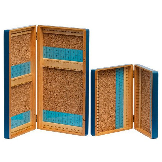 Garbolino Deluxe Wooden Hook Box L Braun,Blau von Garbolino