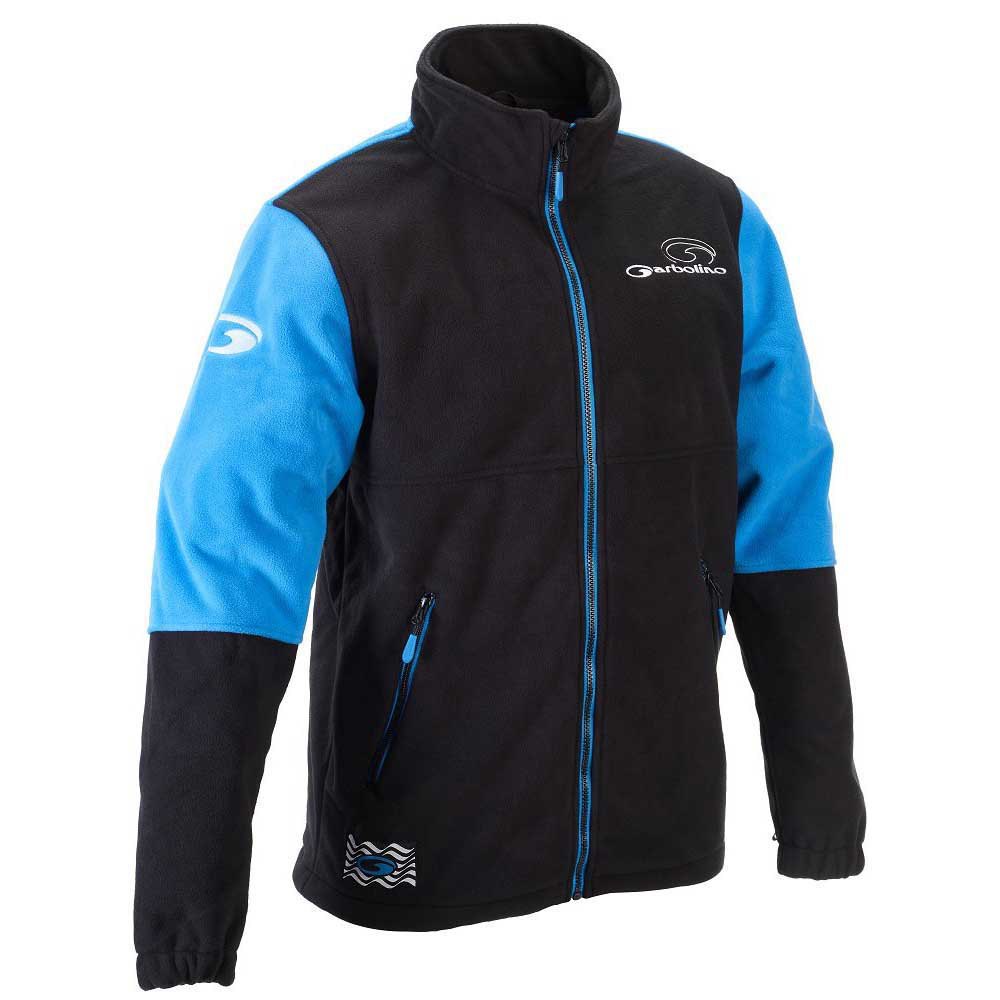 Garbolino Match Windproof Full Zip Fleece Blau,Schwarz 3XL Mann von Garbolino