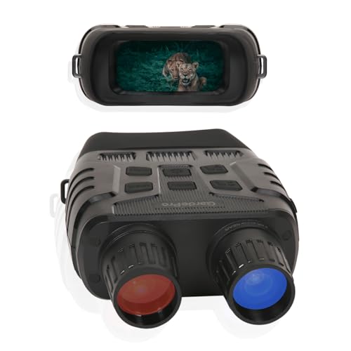 GardePro N3 Nachtsichtgerät Digital Nachtsichtbrille, 305m Langstrecke Infrarot, 16X Hybrid-Zoom, 2.4’’ TFT LCD, HD 1280x960P Video und Foto, für Spotting, Jagd, Überwachung von GardePro