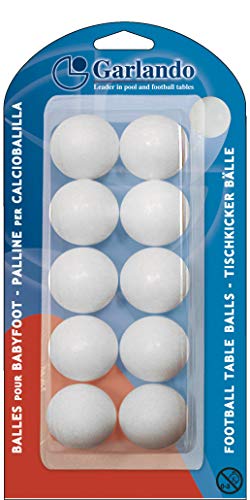 Garlando Unisex-Tischbälle, Weiß, 33,1 mm von Garlando