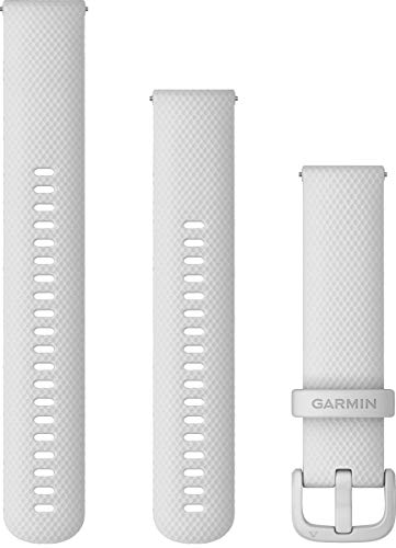 Garmin Schnellwechsel-Armband 20mm, passend für Venu, Venu 2Plus, Venu SQ/ SQ2, vivoactive 3/ 5, vivomove- Serie, Forerunner 55/ 245/ 645, Approach S40/ S42/ S12, D2 Air von Garmin