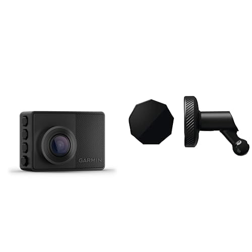 Garmin Dash Cam 67W – kompakte Dashcam mit automatischer Unfallerkennung, 2“ (5,1 cm) & Dash Cam Magnetische Halterung - für Garmin Dash Cams, zur sicheren Montage, diskretes Design von Garmin