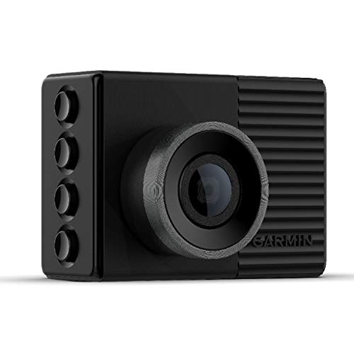 Garmin DashCam 46 – kompakte Dashcam mit 2“ (5,1 cm) Farbdisplay, HD-Aufnahmen in 1080p mit 140° Weitwinkelobjektiv; automatische Speicherung von Unfallvideos inkl. GPS-Daten,Kollisionswarner, Schwarz von Garmin