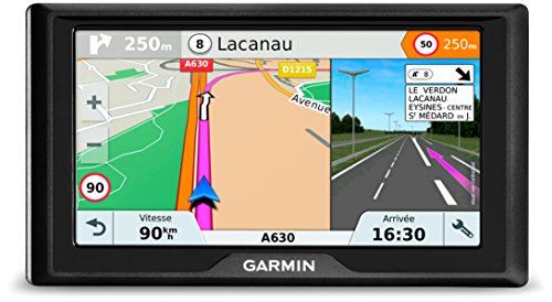 Garmin Drive 61 LMT-S EU Navigationsgerät - lebenslang Kartenupdates & Verkehrsinfos, Sicherheitspaket, 6 Zoll (15,2cm) (Generalüberholt) von Garmin