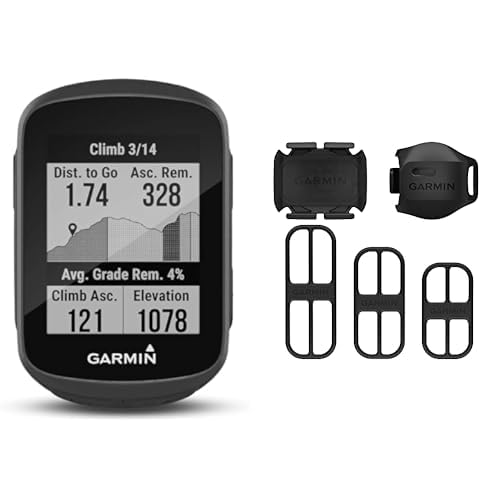Garmin Edge 130 Plus – kompakter, 33 g Leichter GPS-Radcomputer mit 1,8“ Display, präziser Datenaufzeichnung & Geschwindigkeitssensor 2 & Trittfrequenzsensor 2 - Messung und Speicherung von Garmin