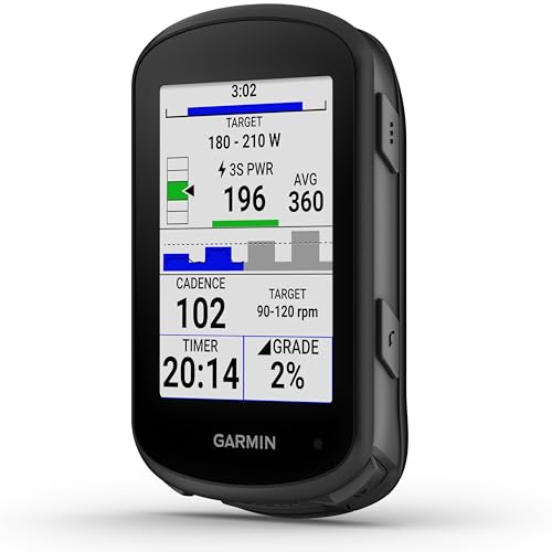 Garmin Edge 540 - GPS-Fahrradcomputer mit Tastenbedienung, 2,6 Zoll Farbdisplay, Europakarten, umfassenden Leistungsdaten, bis zu 26 Std Akkulaufzeit von Garmin