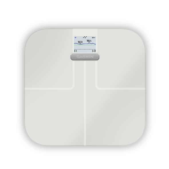 Garmin Index S2 Smart-Waage (Weiß One Size) Brustgurte von Garmin
