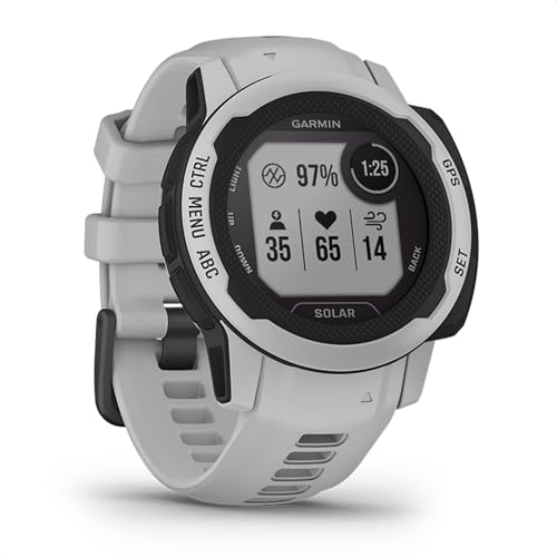 Garmin Instinct 2S Solar – schlanke GPS-Smartwatch mit bis zu 51 Tagen Akkulaufzeit, über 40 Sport-Apps, Garmin Pay, Trainingszustand, Fitnessalter oder Schlafanalyse von Garmin