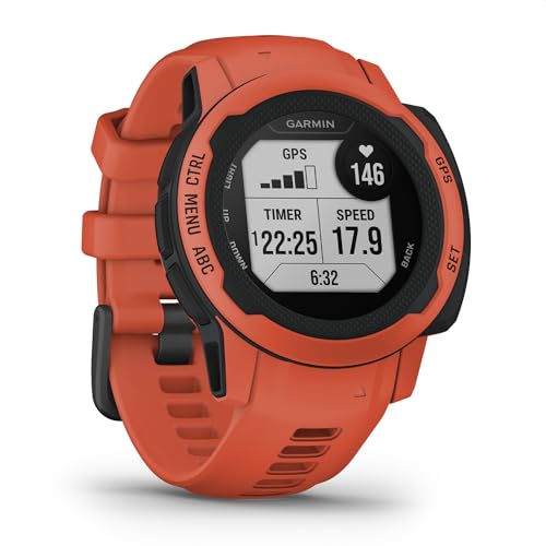 Garmin Instinct 2S – schlanke GPS-Smartwatch mit bis zu 21 Tagen Akkulaufzeit, designt für schmale Handgelenke, über 40 Sport-Apps, Trainingszustand, Schlafanalyse uvm von Garmin