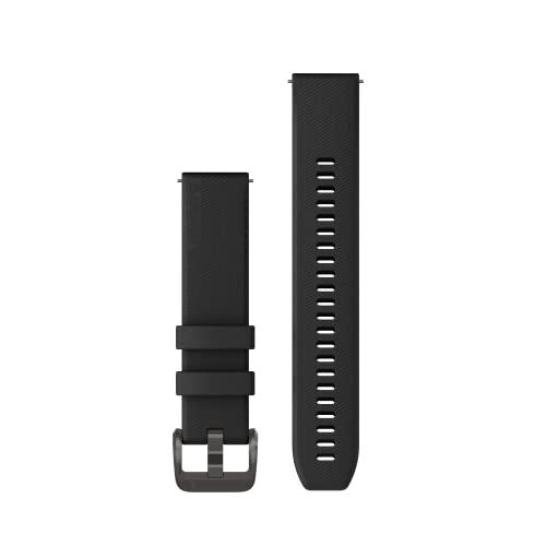 Garmin Schnellwechsel-Armband 20mm, passend für Venu, Venu 2Plus, Venu SQ/ SQ2, vivoactive 3/ 5, vivomove- Serie, Forerunner 55/ 245/ 645, Approach S40/ S42/ S12, D2 Air von Garmin