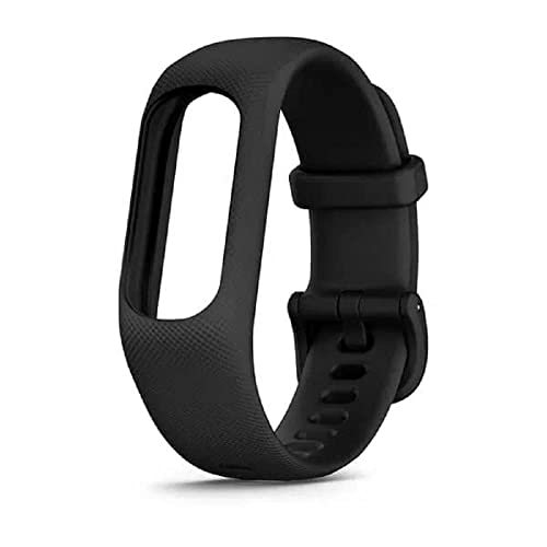 Garmin Schnellwechsel-Armband aus Silikon für Vivosmart 5, Ersatzarmband, Schwarz von Garmin