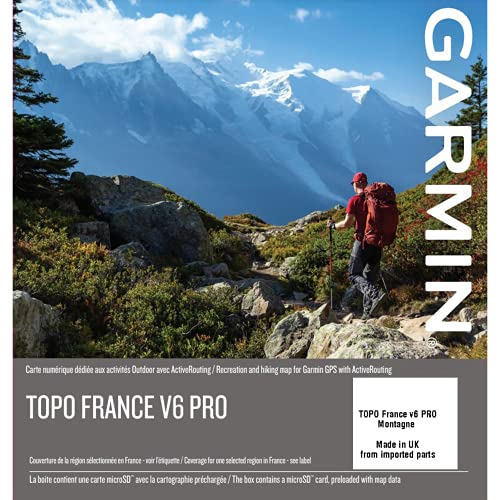 Garmin TOPO France v6 PRO, Montagne, microSD/SD card von Garmin