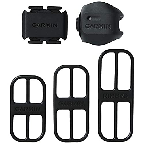 Garmin Unisex – Erwachsene Access, Bike Speed and Cadence Sensor 2, Schwarz, One Size & Premium-Herzfrequenz-Brustgurt Dual Basic, Herzfrequenzdaten in Echtzeit via Bluetooth Low Energy oder ANT+ von Garmin