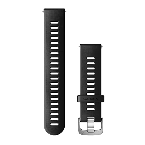 Garmin Schnellwechsel-Armband 20mm, passend für Venu, Venu 2Plus, Venu SQ/ SQ2, vivoactive 3/ 5, vivomove- Serie, Forerunner 55/ 245/ 645, Approach S40/ S42/ S12, D2 Air von Garmin