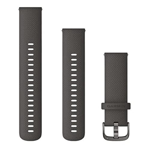 Garmin Schnellwechsel-Armband 18mm, passend für Venu 2S/ 3S, Vivoactive 4S, Vivomove 3S, Legacy Hero Rey/ Captain Marvel, Forerunner 255S/ 265S von Garmin