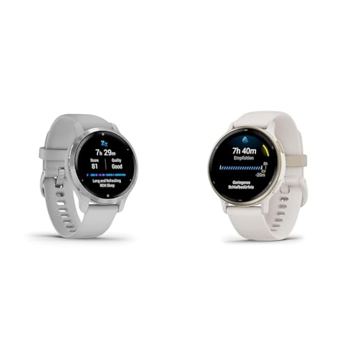Garmin Venu 2S – schlanke GPS-Fitness-Smartwatch & Vivoactive 5 - GPS-Smartwatch mit 1,2" AMOLED Touchdisplay, Fitness- und Gesundheits- und Musikfunktionen von Garmin