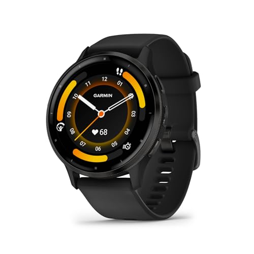 Garmin [renewed Venu 3 – GPS-Fitness-Smartwatch mit Bluetooth Telefonie und Sprachassistenz, Ultrascharfes 1,4 Zoll AMOLED-Touchdisplay, Pay und Rollstuhlmodus [Generalüberholt] von Garmin