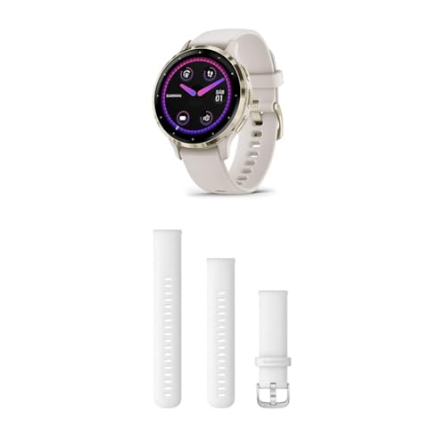 Garmin Venu 3S – GPS-Fitness-Smartwatch mit Bluetooth Telefonie und Sprachassistenz, Ultrascharfes 1,3 Zoll/ 1,1 Zoll & Quick Release Band von Garmin