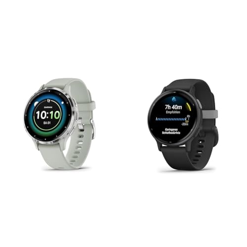 Garmin Venu 3S – GPS-Fitness-Smartwatch mit Bluetooth Telefonie und Sprachassistenz & Vivoactive 5 AMOLED GPS Smartwatch mit Fitness- und Gesundheistfunktion von Garmin