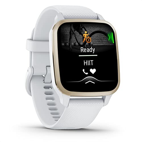 Garmin Venu Sq 2 - GPS-Fitness-Smartwatch mit 1,4" AMOLED Display, Schlafanalyse mit Sleep Score und über 25 Sport-Apps. 24/7 Gesundheitsdaten, Garmin Pay, bis zu 11 Tage Akkulaufzeit und wasserdicht. von Garmin