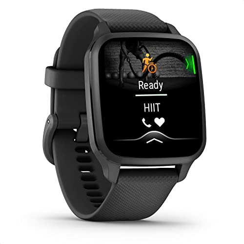 Garmin Venu Sq 2 Music - GPS-Fitness-Smartwatch mit 1,4" AMOLED Display, integriertem Musikplayer, Schlafanalyse und über 25 Sport-Apps. Garmin Pay, bis zu 11 Tage Akkulaufzeit und wasserdicht. von Garmin