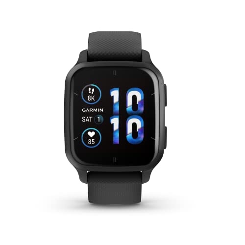 Garmin Venu Sq 2 Music renewed - GPS-Fitness-Smartwatch mit 1,4" AMOLED Display, integriertem Musikplayer, Schlafanalyse und über 25 Sport-Apps, bis zu 11 Tage Akkulaufzeit (Generalüberholt) von Garmin