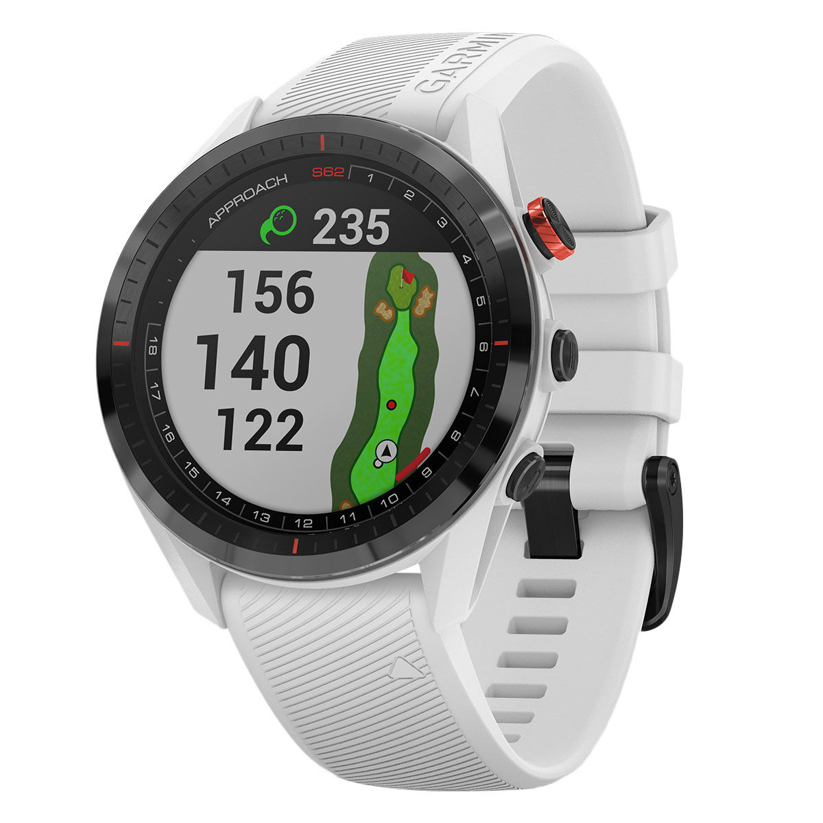 Garmin White and Black Approach S62 Golf GPS Watch, Size: One Size | American Golf von Garmin