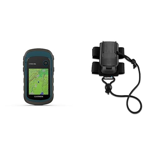 Garmin eTrex 22x – Robustes, wasserdichtes GPS-Outdoor-Navi mit 2,2" (5,6 cm) Farbdisplay mit Tastenbedienung, vorinstallierter TopoActive-Europakarte und 25 Std Akkulaufzeit & Rucksackhalterung von Garmin