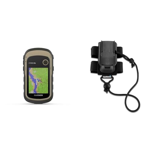 Garmin eTrex 32x-robustes, wasserdichtes GPS-Outdoor-Navi mit 2,2 (5,6 cm) Farbdisplay mit Tastenbedienung, vorinstallierter TopoActive-Europakarte und 25 Std Akkulaufzeit & Rucksackhalterung, schwarz von Garmin