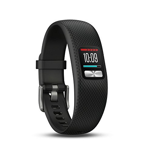 Garmin vívofit 4 Fitness Tracker, personalisierbares Farbdisplay, schlankes Design, bis zu 1 Jahr Batterielaufzeit , schwarz , Medium/Large von Garmin