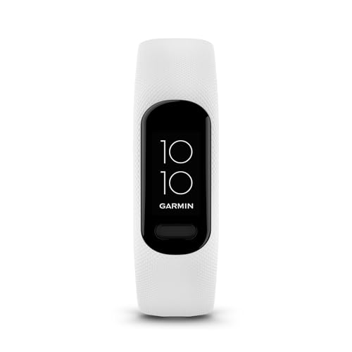 Garmin vívosmart 5 – Fitness-Tracker mit extragroßem OLED-Touchdisplay, Gesundheitsfunktion wie Schlafqualität und Herzfrequenzmessung. Bis zu 7 Tage Akkulaufzeit, wasserdicht und Notfallhilfe. von Garmin
