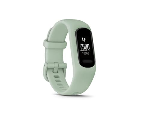 Garmin vívosmart 5 – Fitness-Tracker mit extragroßem OLED-Touchdisplay, Gesundheitsfunktion wie Schlafqualität und Herzfrequenzmessung. Bis zu 7 Tage Akkulaufzeit, wasserdicht und Notfallhilfe. von Garmin