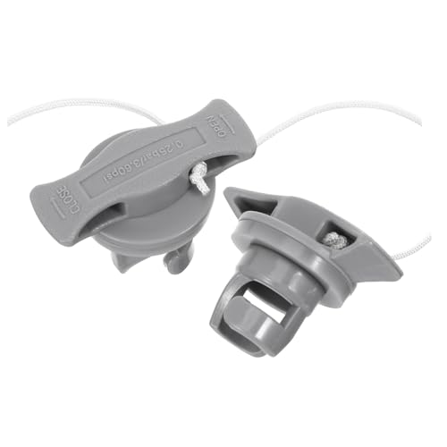 Garneck 2 Stück Luftventil Adapter Abdeckungen für Schlauchboot und Kajak Hochdruck Ventil Zubehör für Aufblasbare Boote und Stand Up Paddle Boards von Garneck